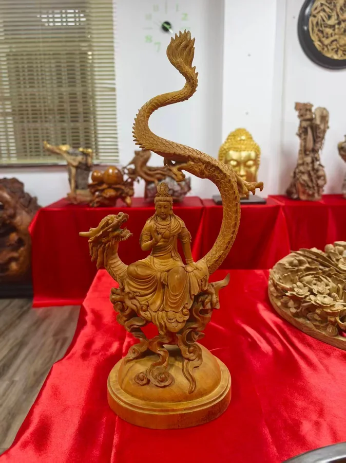 一家印度尼西亚木雕企业，和我们一起接中国企业的单